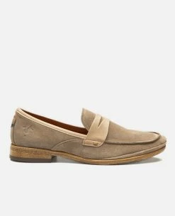 KOST Mocassins Croûte Velours Marron Homme