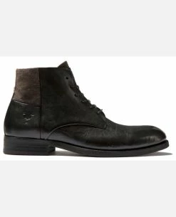 KOST Boots Cuir Noir Homme