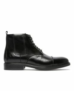 KOST Boots Cuir Noir Homme