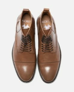 KOST Boots Cuir Marron Homme -kost paris shop REFUSE2 47 09 6bb0