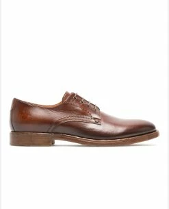 KOST Derbies Cognac Cuir Homme