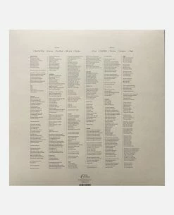 KOST Album Vinyle - SHAME -kost paris shop SONGSOFPRAISE 00 08 5349