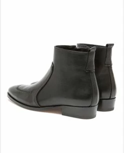 KOST Boots à Talons Cuir Noir Homme -kost paris shop TRAVIS73 02 05 9174