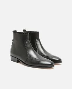 KOST Boots à Talons Cuir Noir Homme -kost paris shop TRAVIS73 02 12 c56d