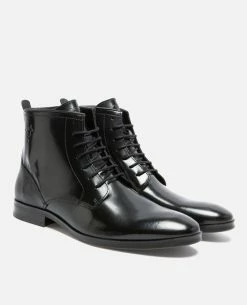 KOST Boots Cuir Noir Homme -kost paris shop UNKIND 02 08 e48d