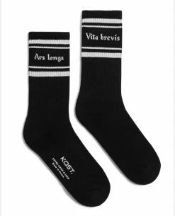 KOST Chaussettes Made In France Coton Bio Noir Et Blanc -kost paris shop VITABREVIS 38 02 3d78