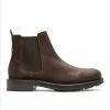 KOST Chelsea Boots Croûte Velours Châtaigne Homme -kost paris shop WALTER59 08 02 3efc