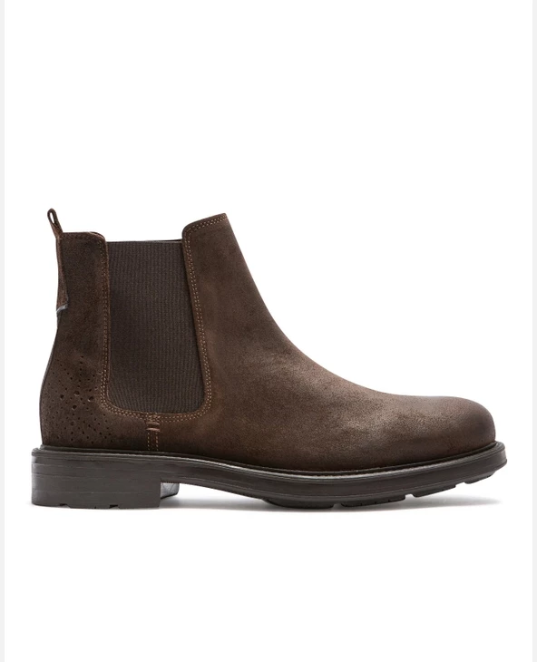 KOST Chelsea Boots Croûte Velours Châtaigne Homme 3 KOST Chelsea Boots Croûte Velours Châtaigne Homme