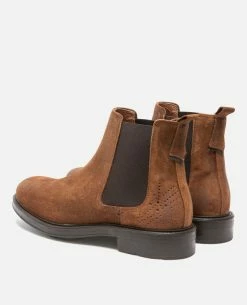 KOST Chelsea Boots Croûte Velours Marron Homme -kost paris shop WALTER59 47 10 f44b