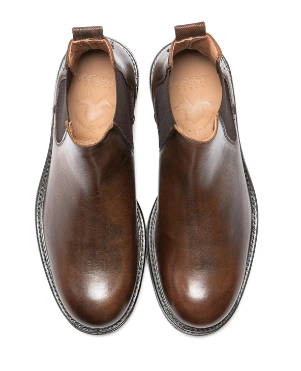 KOST Chelsea Boots Croûte Velours Tannage Végétal Marron Homme 5 KOST Chelsea Boots Croûte Velours Tannage Végétal Marron Homme – Image 3