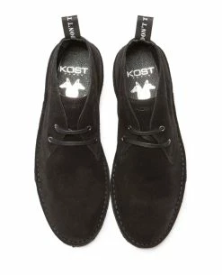 KOST Desert Boots Croûte Velours Noir Homme -kost paris shop WISEM 02 04 08d9