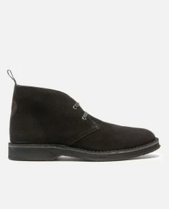 KOST Desert Boots Croûte Velours Noir Homme -kost paris shop WISEM 02 07 4d06