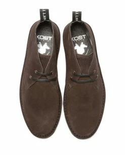 KOST Desert Boots Croûte Velours Marron Homme -kost paris shop WISEM 08 04 2453